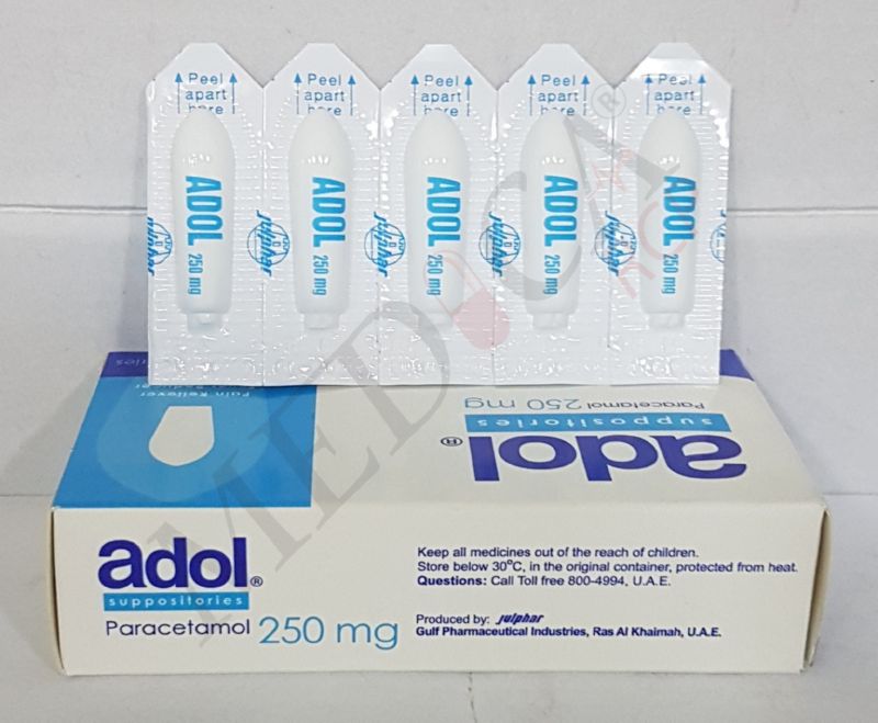 Adol Suppositories 250mg